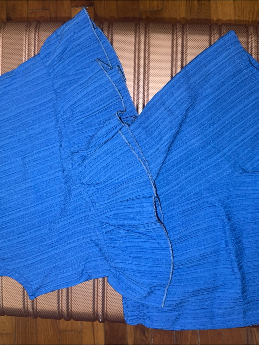 Girls Blue Ruffle Skirt - Bright Blue Kids Bottoms